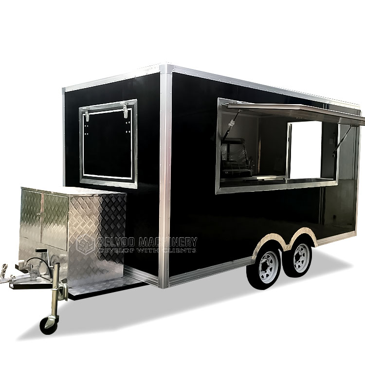 China Manufacturer BBQ Mobile Kitchen Mobile Fast Food Cart Dining Car Food Trailer Taco Truck Food Truck Trailer