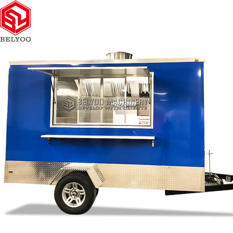 Concession Food Trailer Catering Cart Waffle House Fry Chicken Humbugers Taco Truck Street Food truck