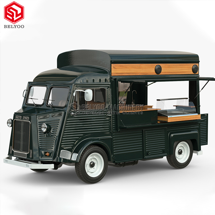 Ice Cream Coffee Van Beer Bar Hot Dog Electric Food Cart Taco Truck Mobile Kitchen Restaurant Vintage Mobile Food Truck